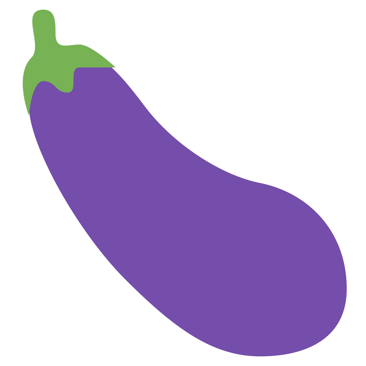 suggestive eggplant emoji